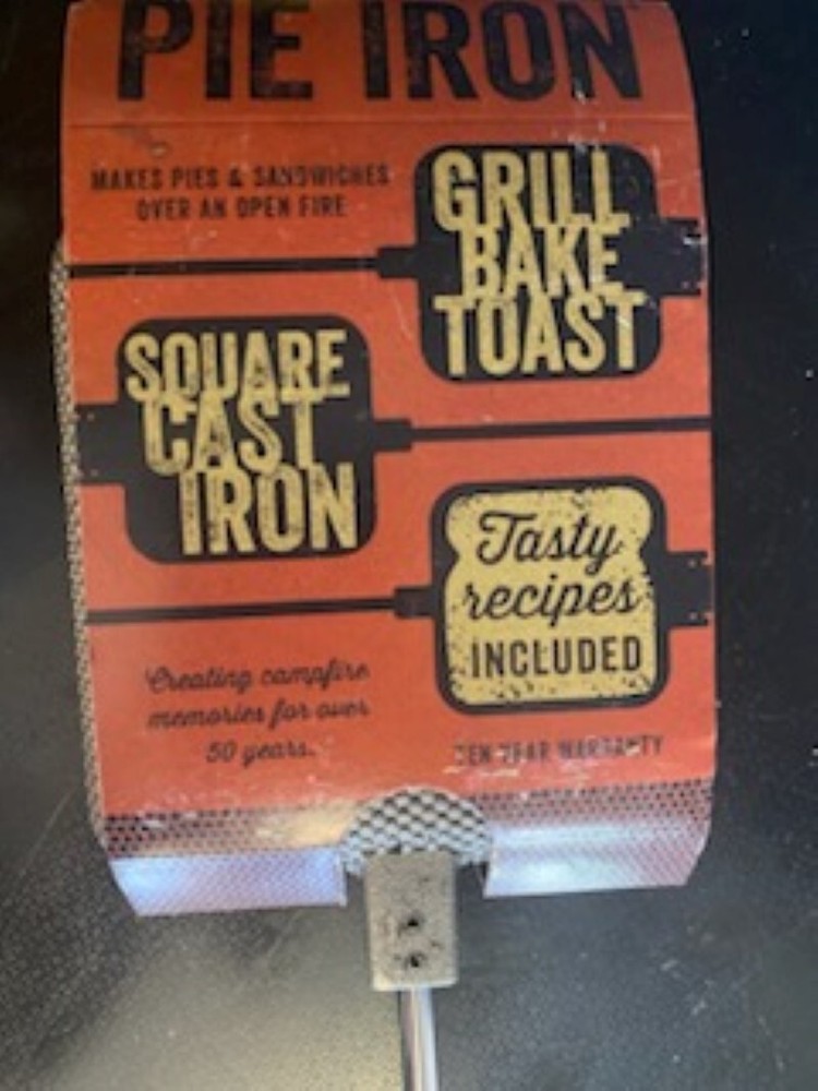 Rome Original Pie Iron Solid Cast Iron Square Mountain Pie Maker
