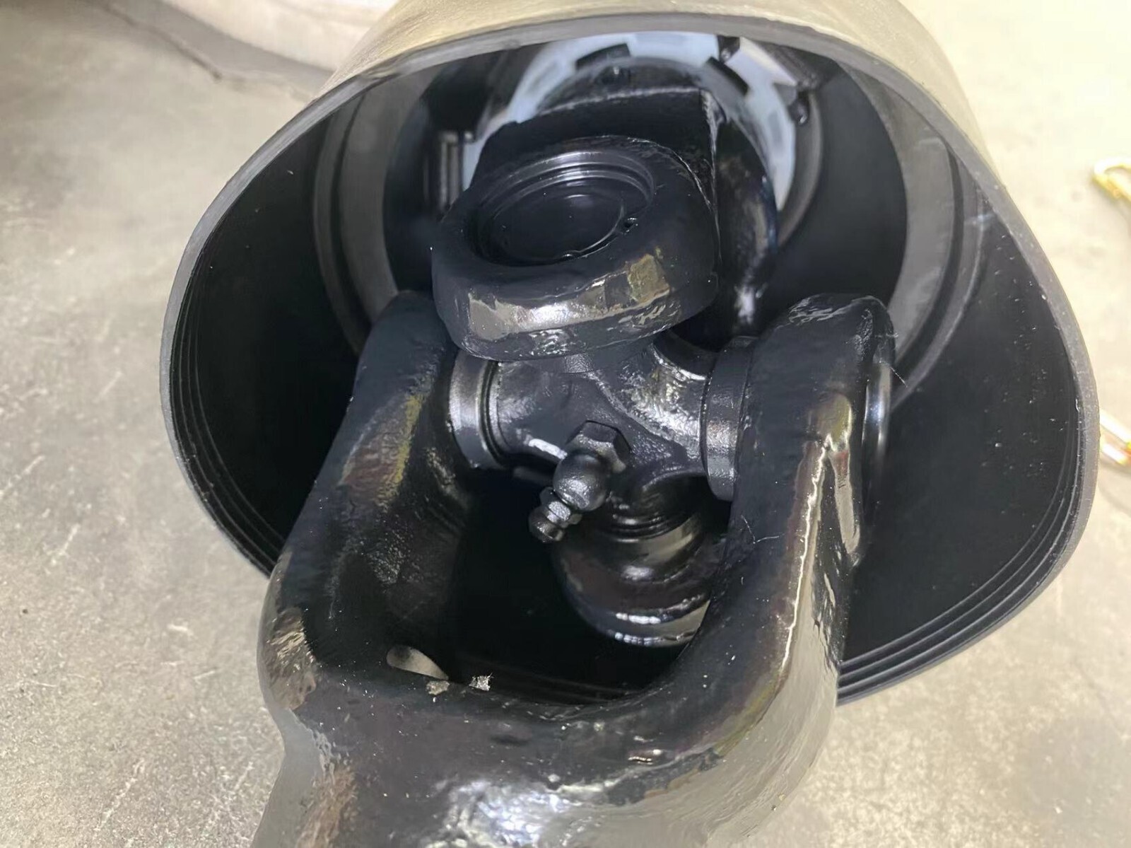 AGT 39"~51.5" Tractor PTO Drive Shaft 1-3/8" x 6 Spline/Round Ends Rotary Cutter