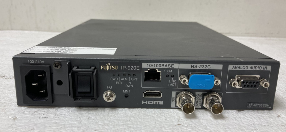 Fujitsu IP-920E HD/SD MPEG 4 AVC Video Encoder