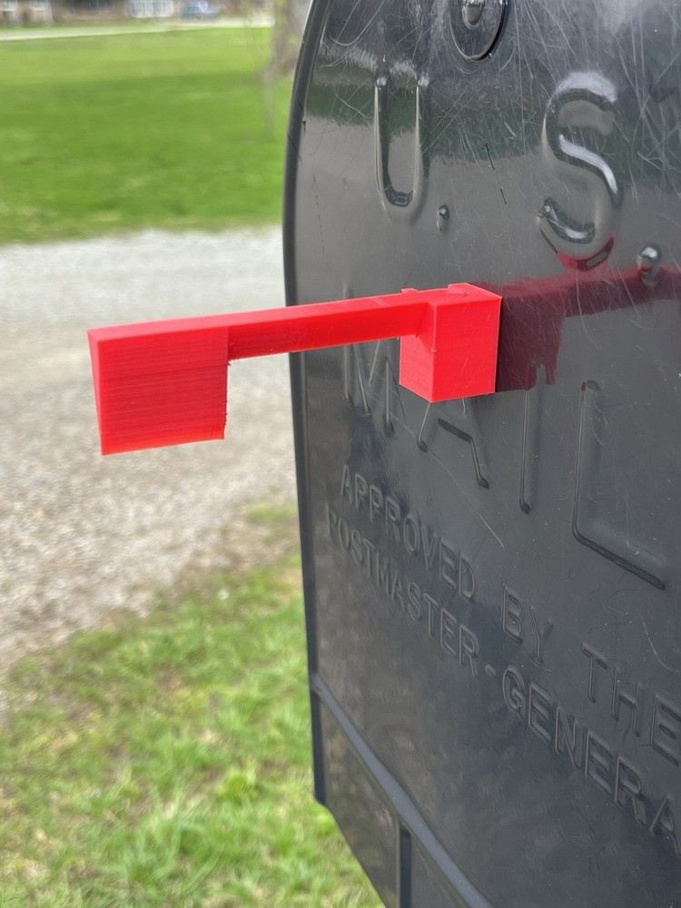 Front Mailbox Flag For Brick Surrounded Mailboxes Magnetic Wall Mounted Metal