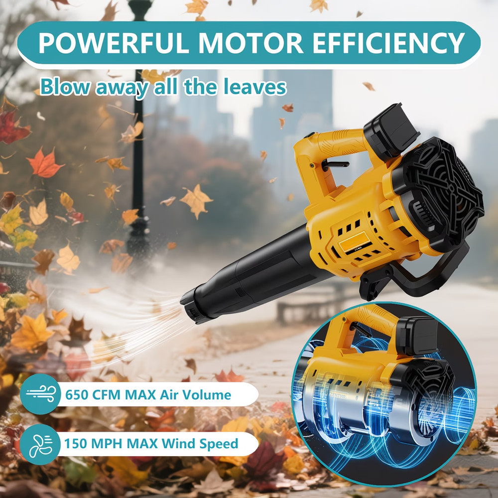 Compatible Dewalt 20V Battery Brushless Cordless Leaf Blower Handheld Blower