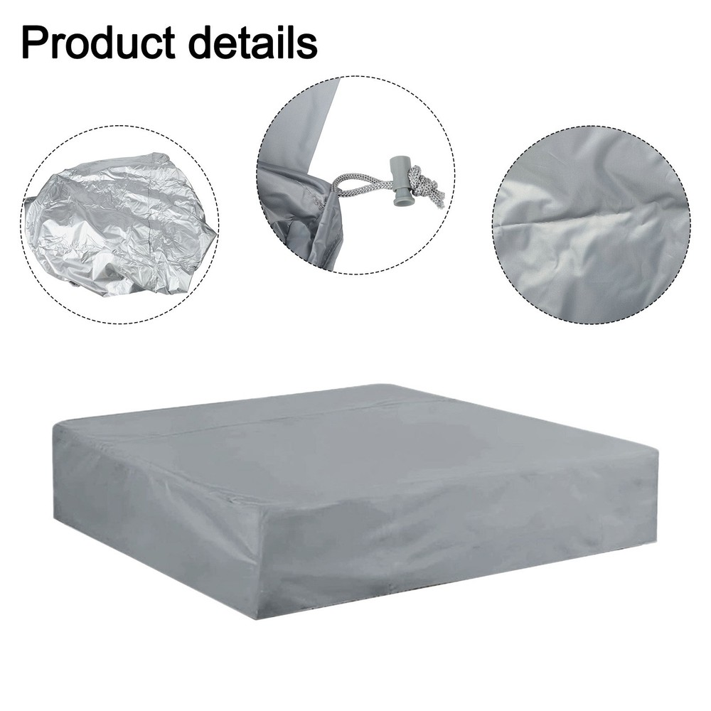 Square Spa Cover Cap Robust Waterproofing Solution with Dust Protection