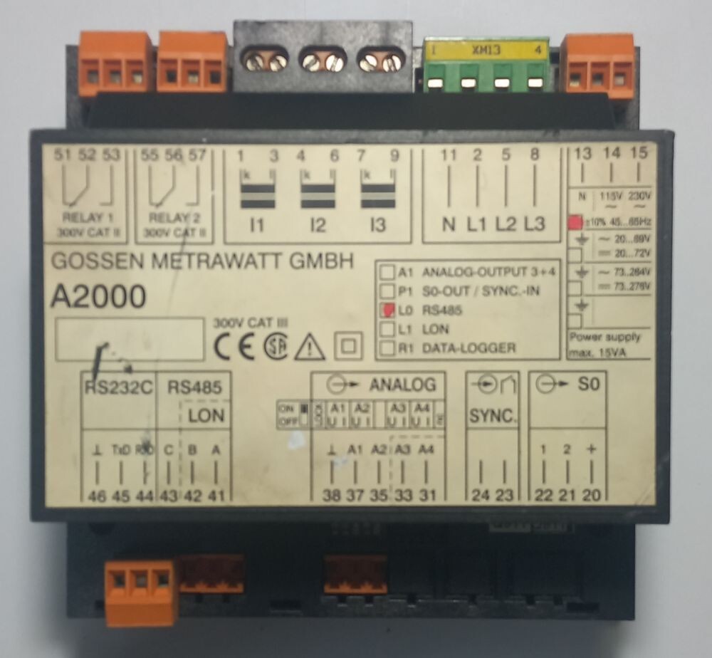 GOSSEN METRAWATT GMBH A2000 USED
