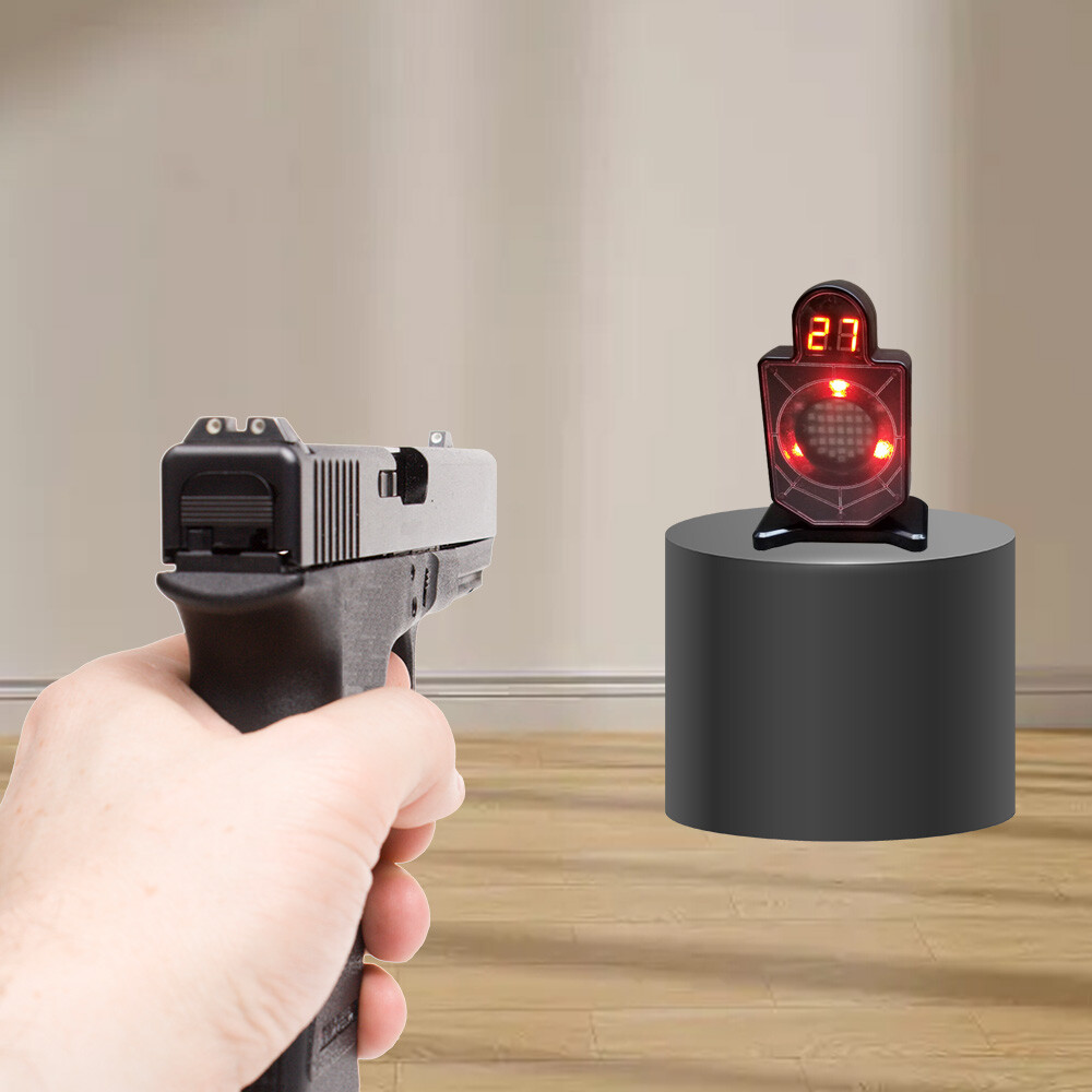 Electronic Laser Trainer Target Dry Fire Trainer Laser Induction Counting Target