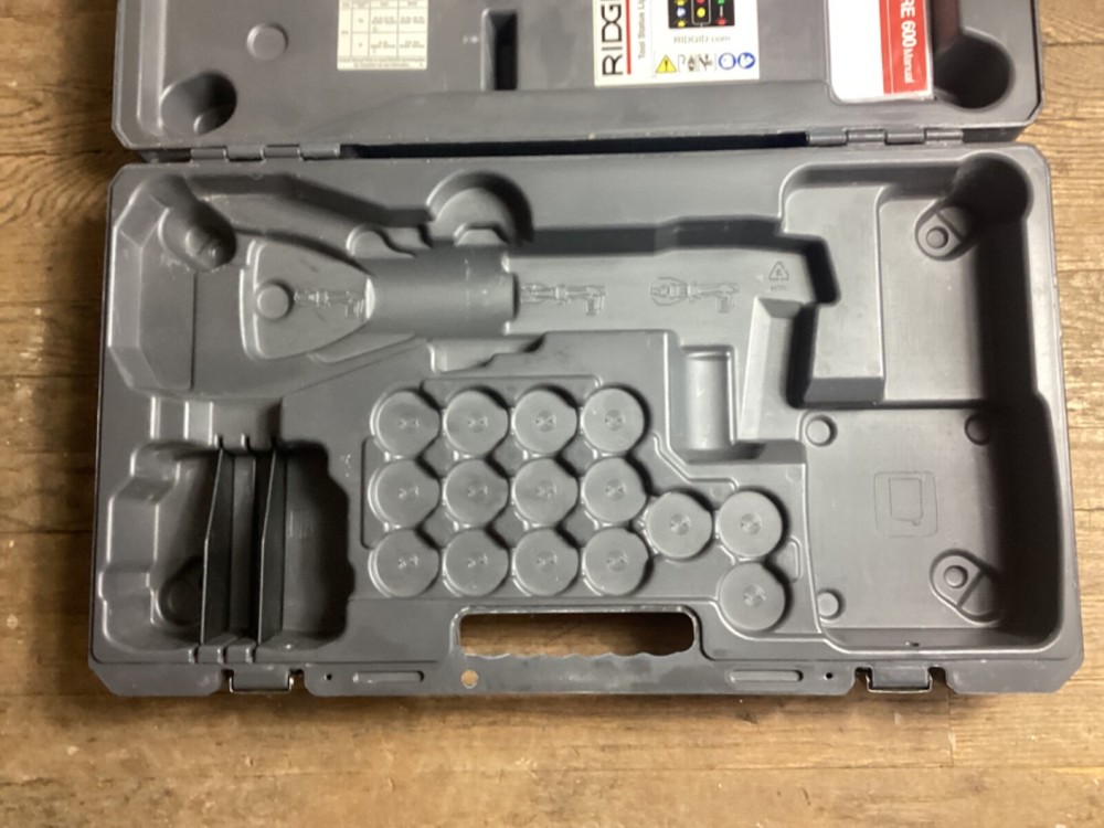 Ridgid RE 600-4PI Crimp Tool Carrying Storage CASE ONLY