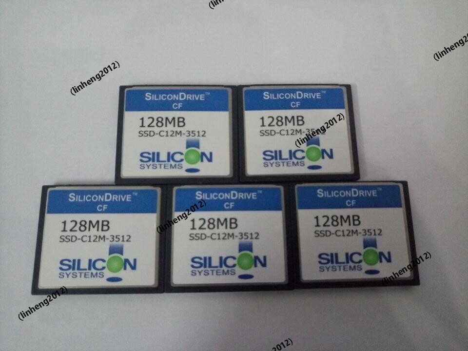 5PCS   SILICONDrive 128MB  CF CARD Compactflash  128MB  CF  CARD