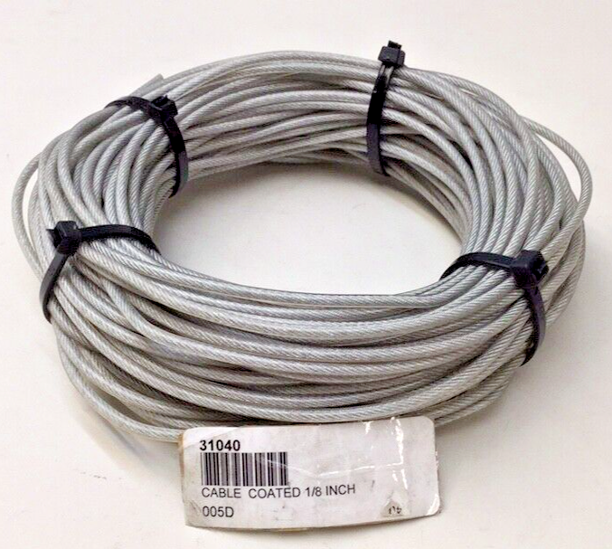 Cable 31040 Cable Coated 1/8" Wide X 80' Long