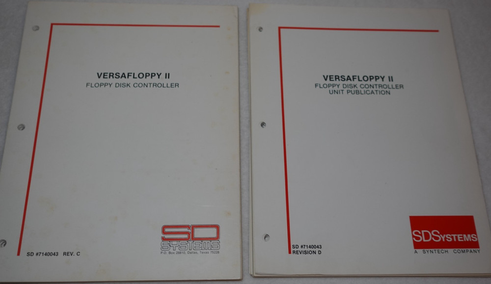Versafloppy II Floppy Disk Controller SD Systems Syntech Vintage Publications