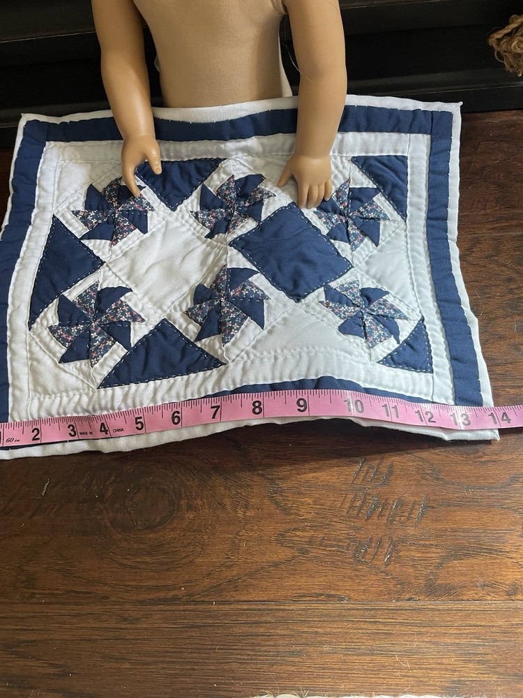 Handmade Doll Quilt 14 X 10