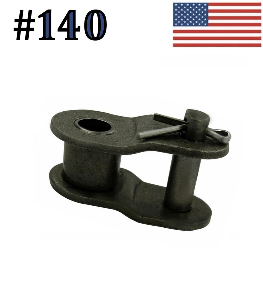 #140 Roller Chain Offset Link 1 1/3" Pitch Same Day Shipping