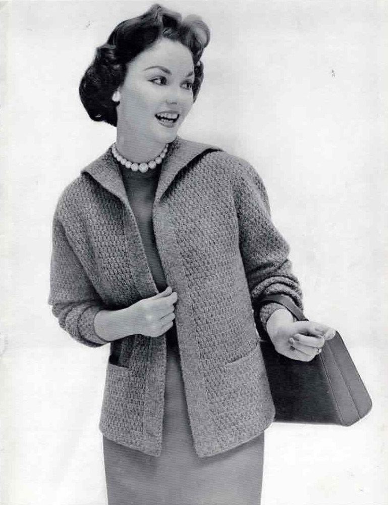 Knitting Pattern Fleisher Sweater Book Cardigans Pullovers Jackets 1961 Vintage