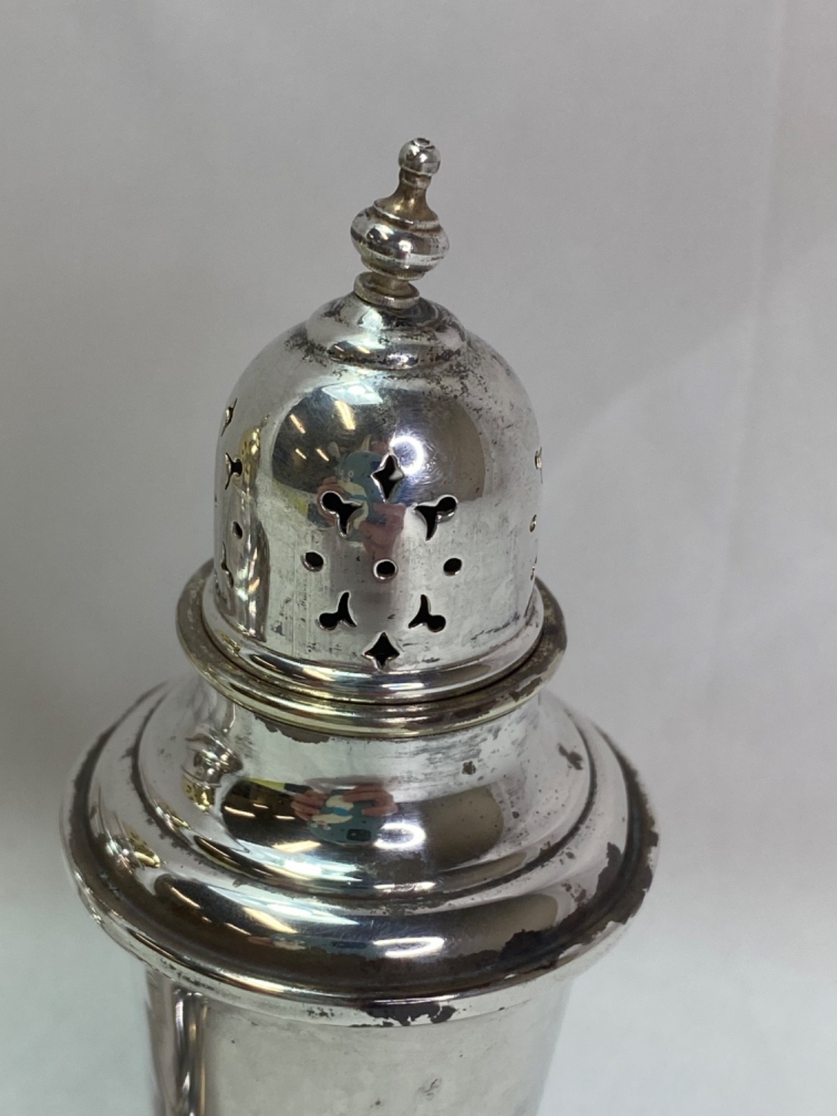 Vintage Gorham Sterling Silver Salt Pepper Shakers Pattern 758 Puritan ~ 73.5g