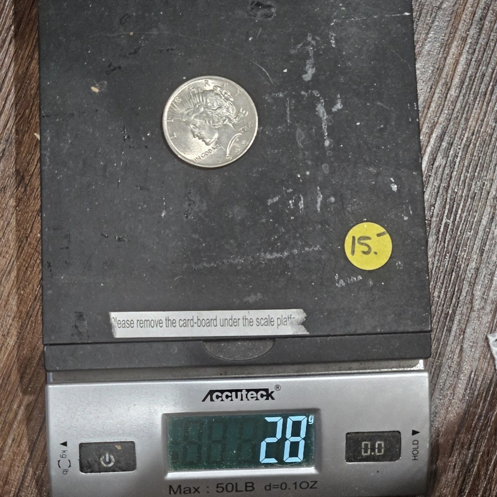 1923 Peace Silver Dollar $1 90% Silver Excellent Condition Nice Coin