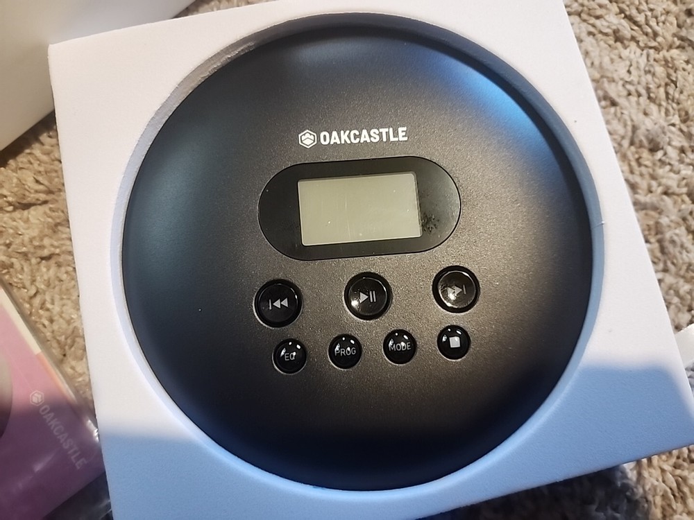 Oakcastle CD100 Rechargeable CD Player - In Box
