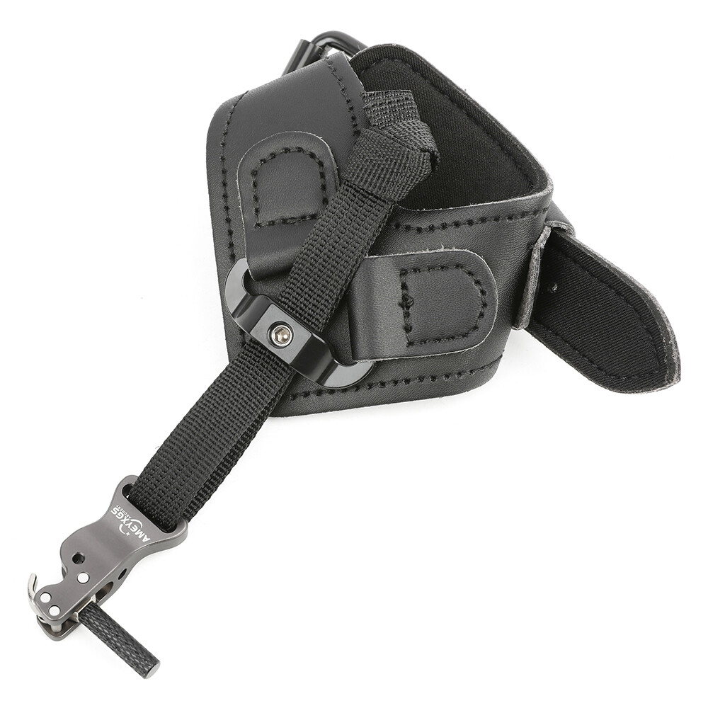 Archery Wrist Release Aids Caliper Adjustable Strap Shooting Trigger Compoundbow