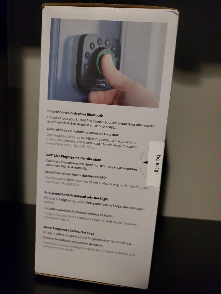 Ultraloq U-Bolt Pro-UB01 Smart Deadbolt*