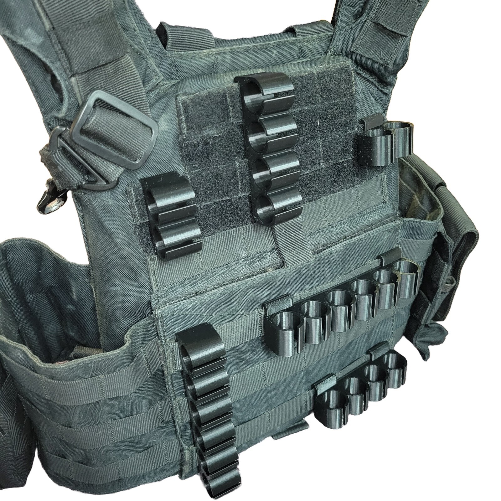 Tactical 12 Gauge Shotgun Shell Holder for Molle Vest / Plate Carrier / Belt