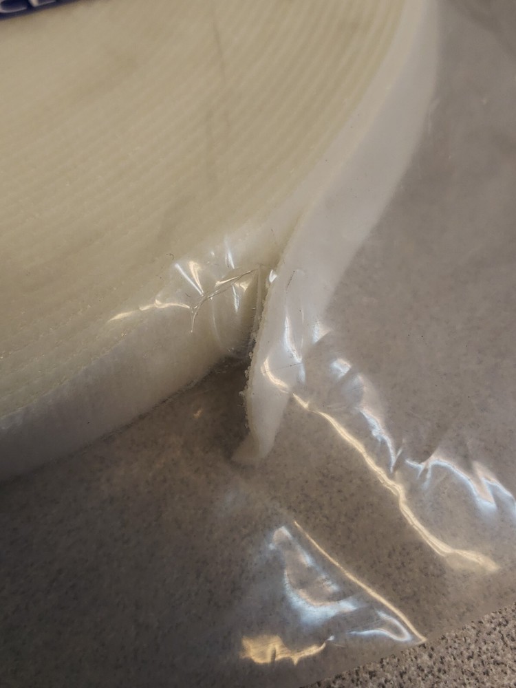 3/4" X 75 Ft ROLL 1 WAY WRAP TYPE HOOK AND LOOP ROLL 045-V34/75WH NEW