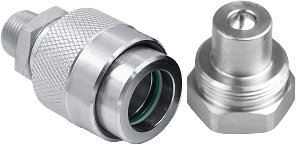3/8" Hydraulic Quick Coupler Set - Replace Enerpac C-604, 10,000 PSI Performance