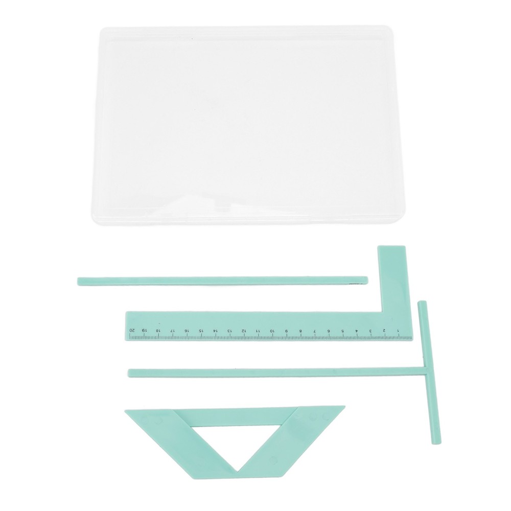 Complete Bookbinding Ruler Kit Acrylic Multifunctional Book Cover Maker Kit WT