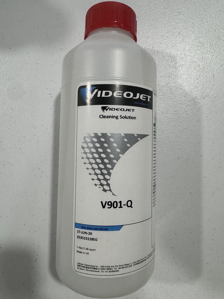 Videojet V901-Q Cleaning Solution For Continuous Inkjet Printer 1 Liter