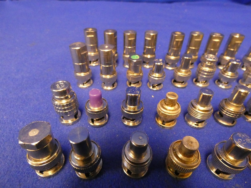 Assorted 75 Ohm BNC Terminator Connectors Qty 50