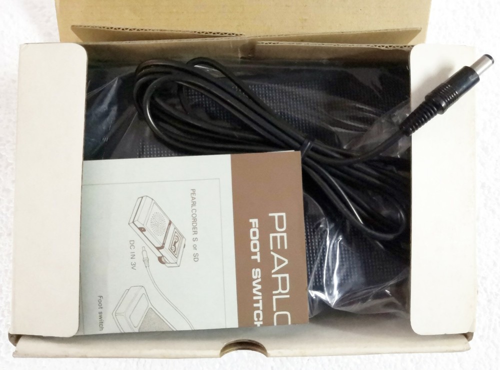 Olympus Optical Pearlcorder RS2 Foot Switch Pedal for Transcriber