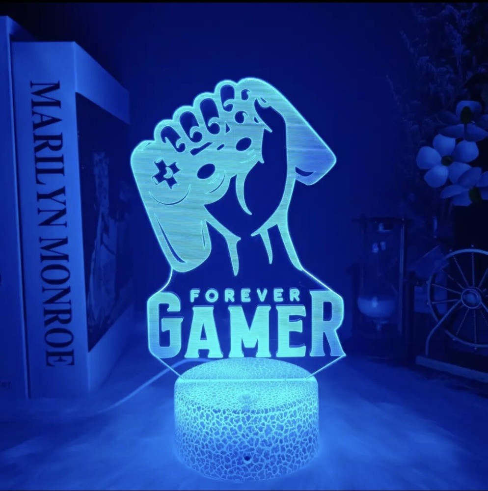 3D Illusion Gaming Night Lamps￼