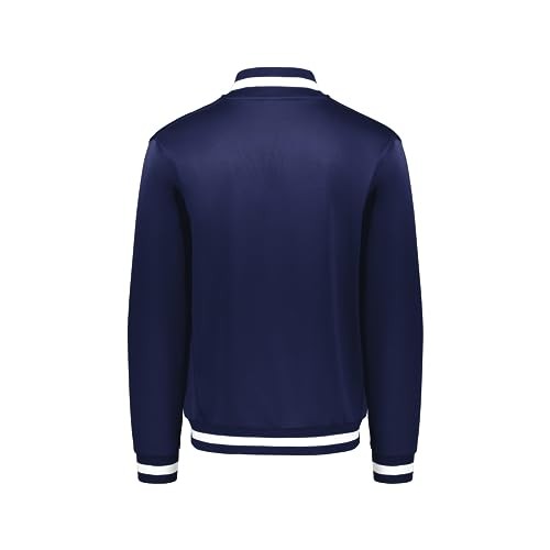 V-Street Full Zip Jacket Small Navy/White