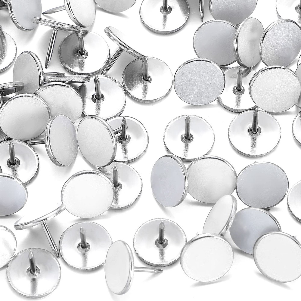 200 Pack Reflective Tacks Trail Marking Markers White