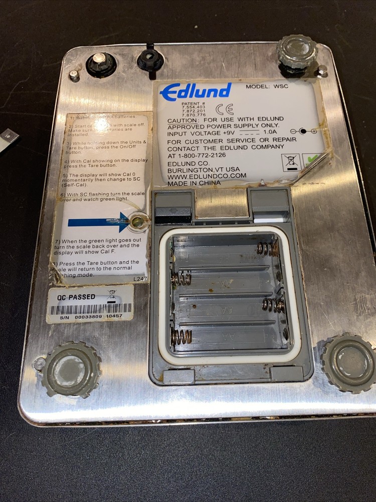 Edlund WSC-10 Poseidon Digital Scale Works