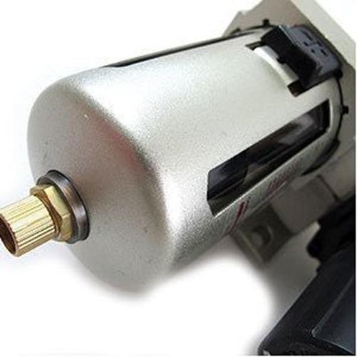 1/2" Filter Regulator Control Moisture Trap Oiler Lubricator for Air Compressor