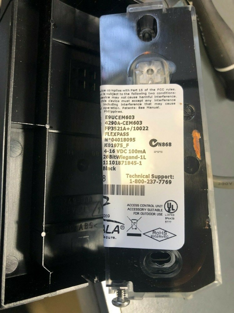 HID Motorola Indala FP3521A FlexPass Reader, Black