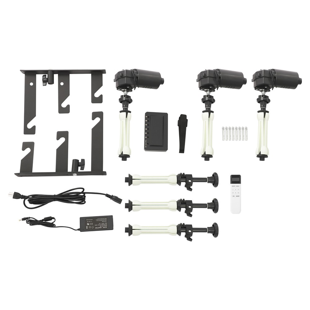Photography 3 Roller Motorized Electric Background Support System with Remote