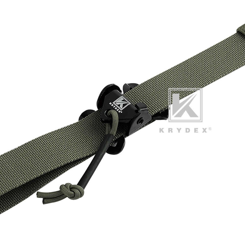 KRYDEX Tactical Sling Strap Modular Slingster Pull Tab Two-Point Quick Adjust RG