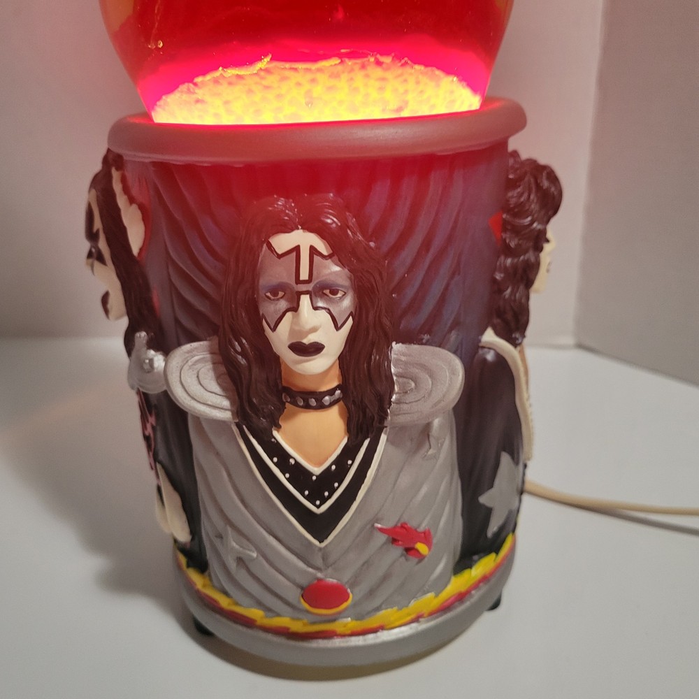 KISS Lava Lamp - 1999 Vintage Rock Band Rare Limited Edition Spencers
