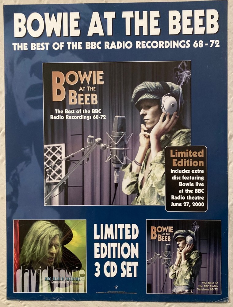 David Bowie At The Beeb 2000 Promo Poster G