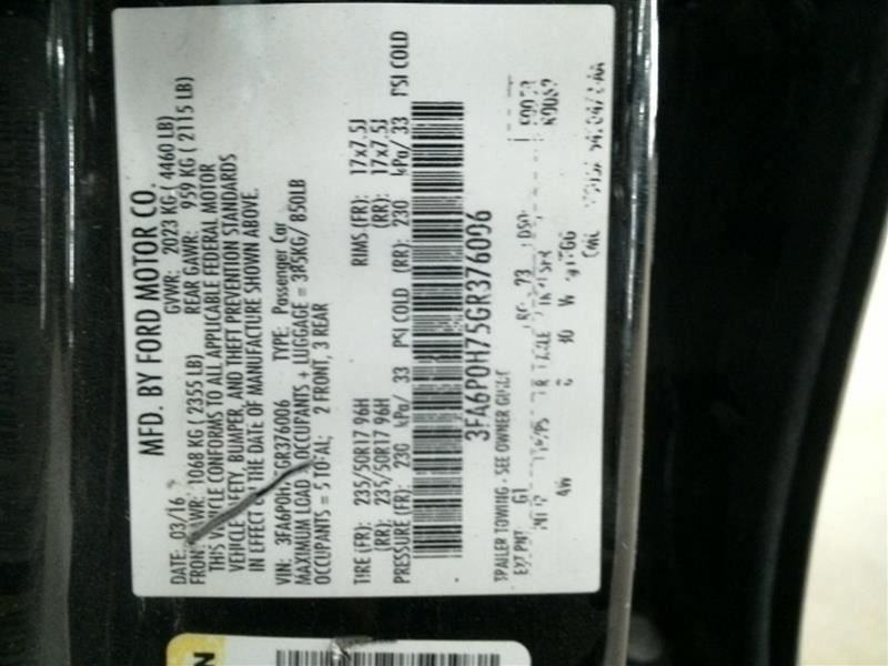 FUSION 2016 High Mounted Stop Light 104580973