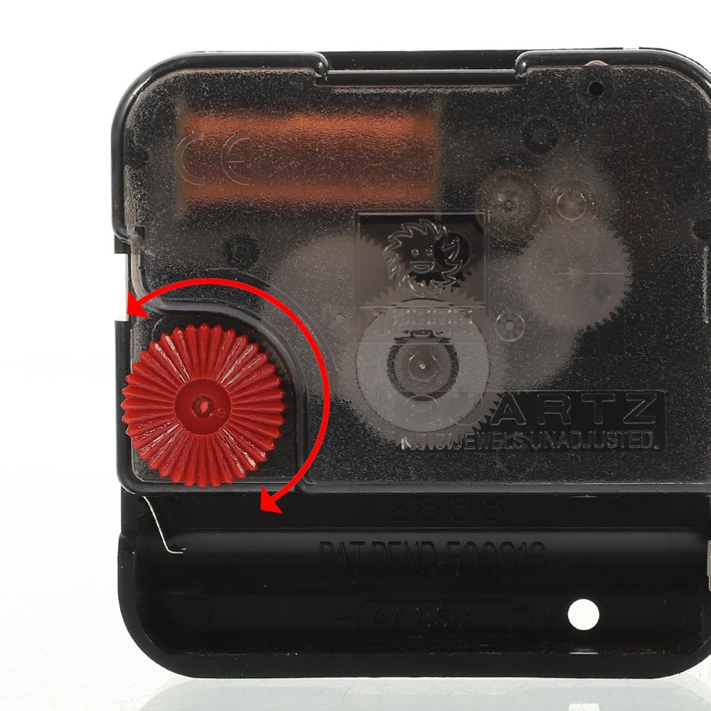 Quartz Clock Movement Replacement, Unthreaded 8mm Shaft, Battery Operated, DIY