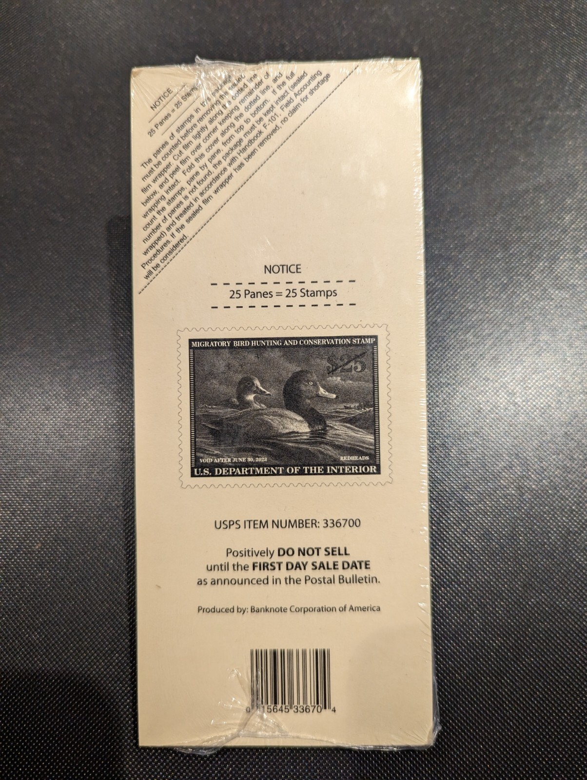 New Sealed Lot of 25 2022 - 2023 - $25 US Federal Duck Stamp by James Hautman