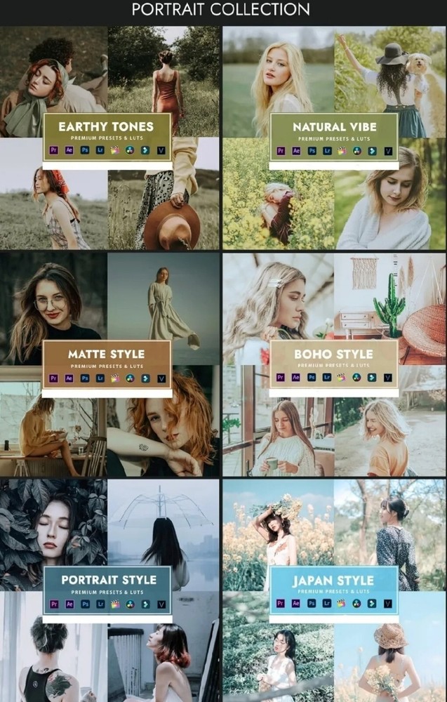 Premium ULTIMATE BUNDLE Luts&Presets + 2 bundles gift