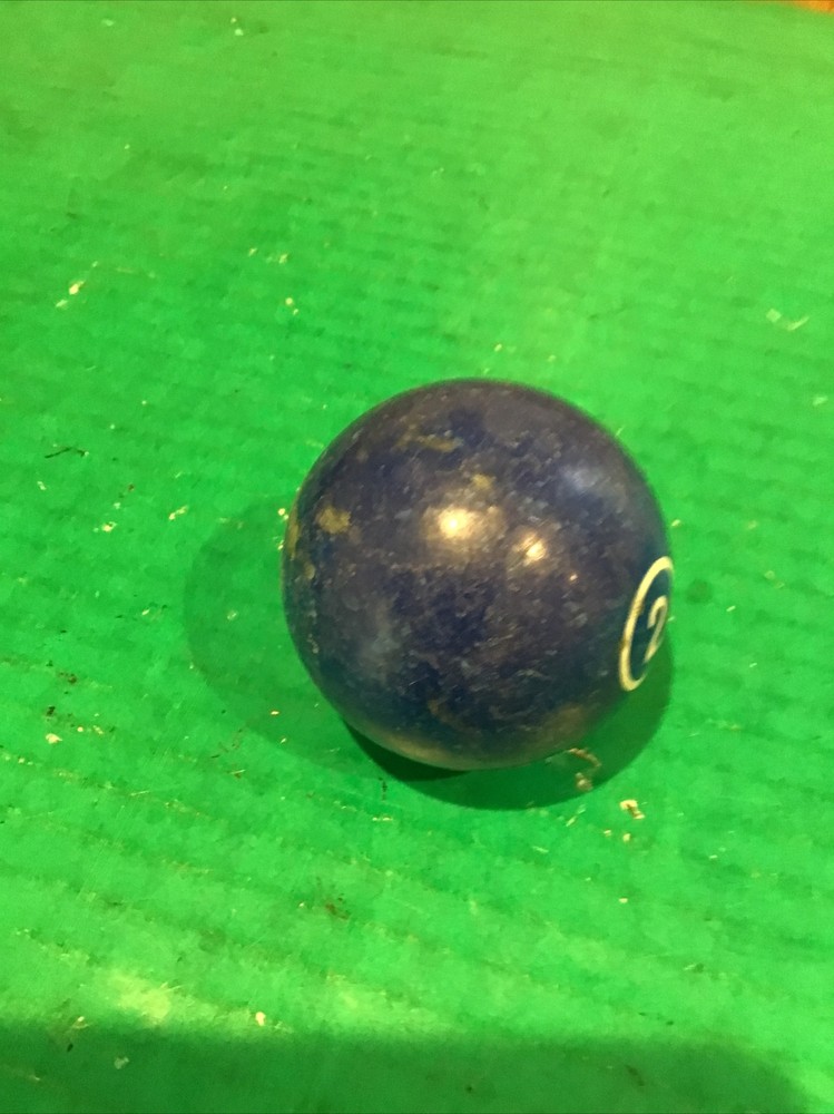 VTG Replacement Billiard Pool Ball 2 1/4" Diameter Number 2 Blue Solid (A)