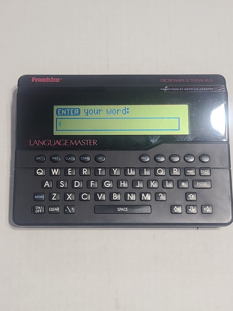 Franklin Language Master LM-3500 Electronic Dictionary and Thesaurus