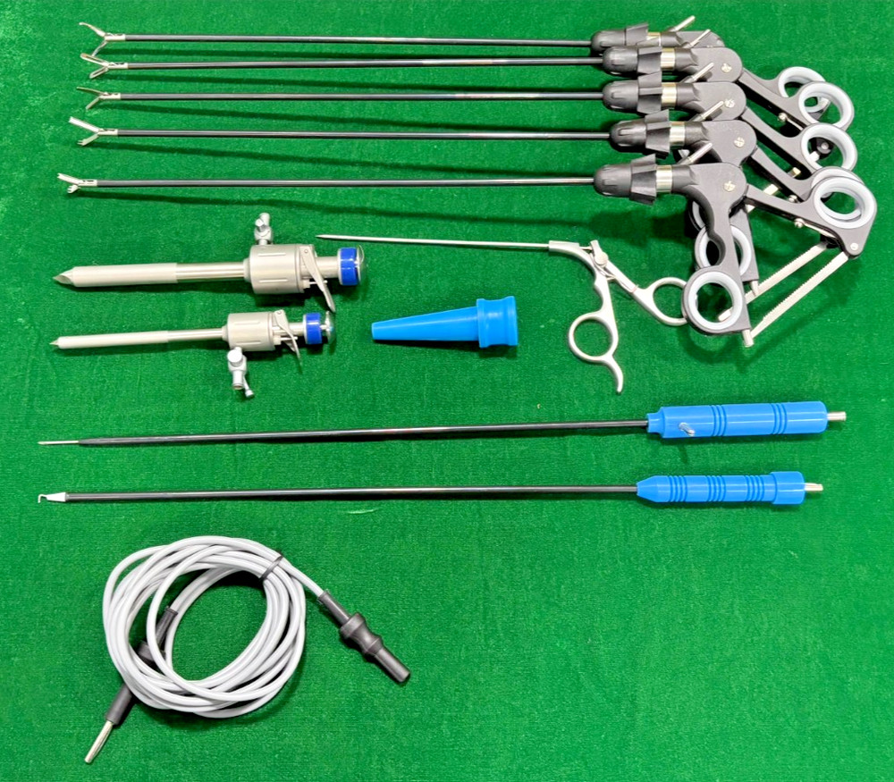 12pc Laparoscopic Mini Surgery Set 5mm/ 10mm Reusable Best Quality Instruments