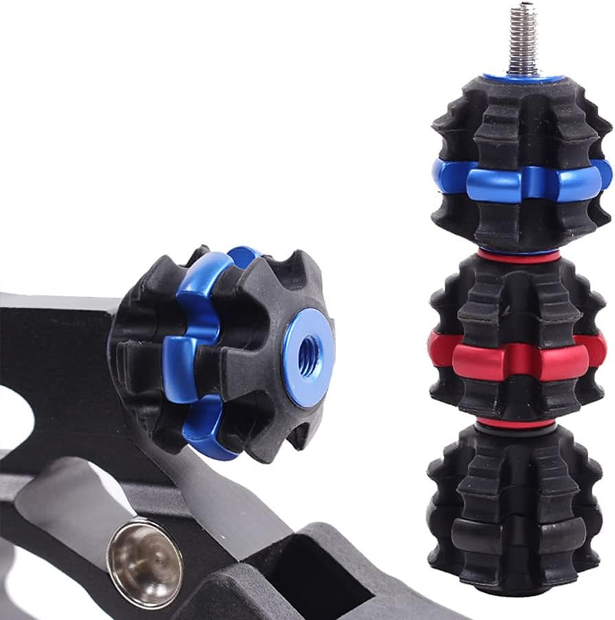 ZSHJG Archery Stackable Bow Stabilizer Ball Reduce Shock Absorber Balance Bar V