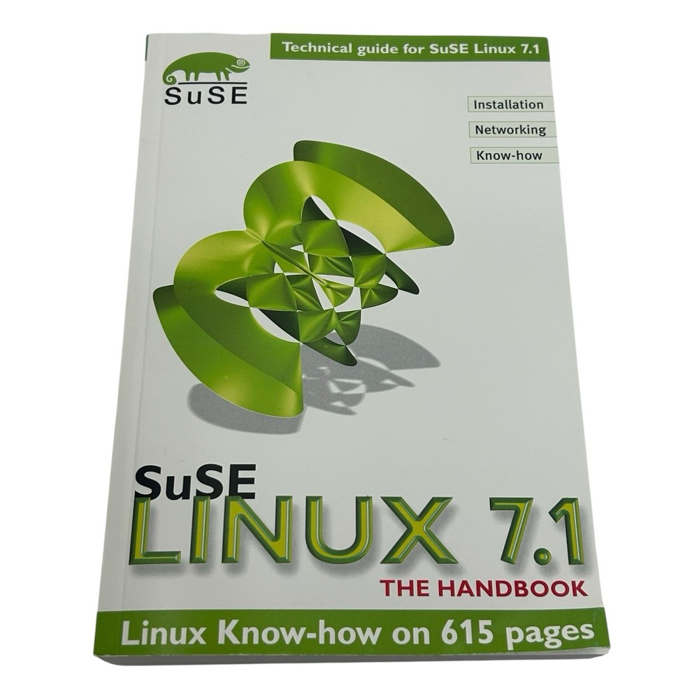 Suse Linux 7.1 Professional Edition (CD-ROM, 2001) Big Box Vintage Software