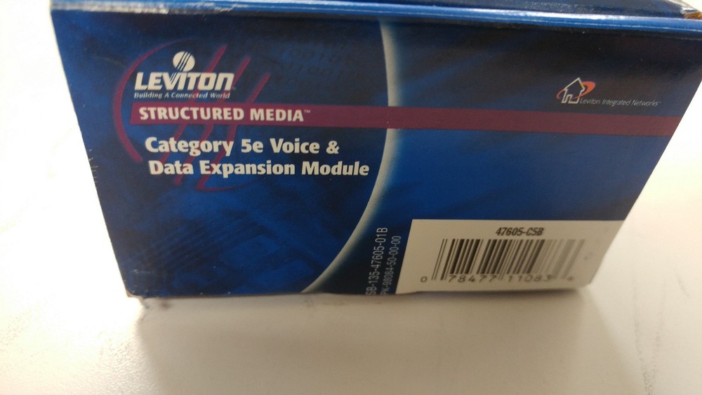 Leviton 47605-C5B Category 5 Voice and Data Module