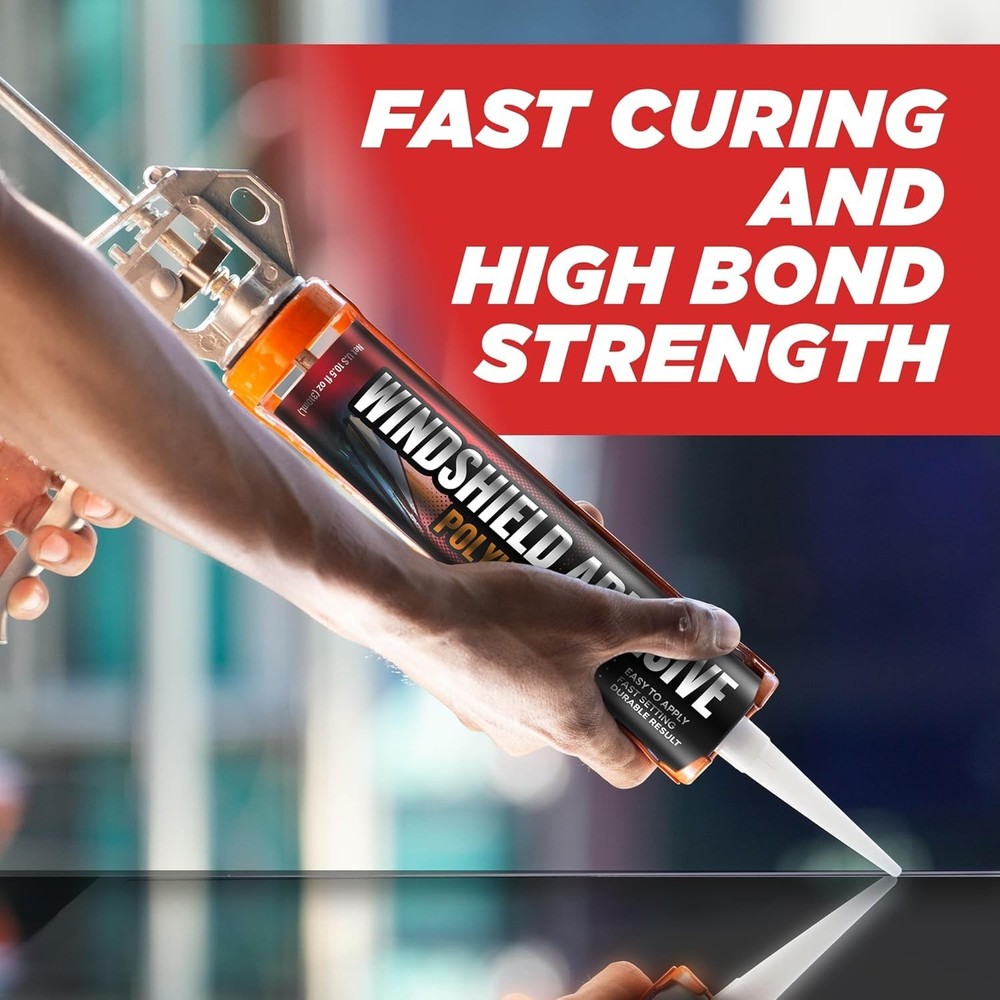 Polyurethane Windshield Adhesive Quick Curing & Weather Resistant Auto Glass A..