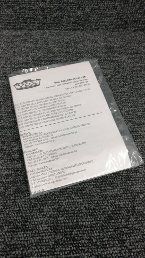 Vox V863-Ca Effector No.nm1565