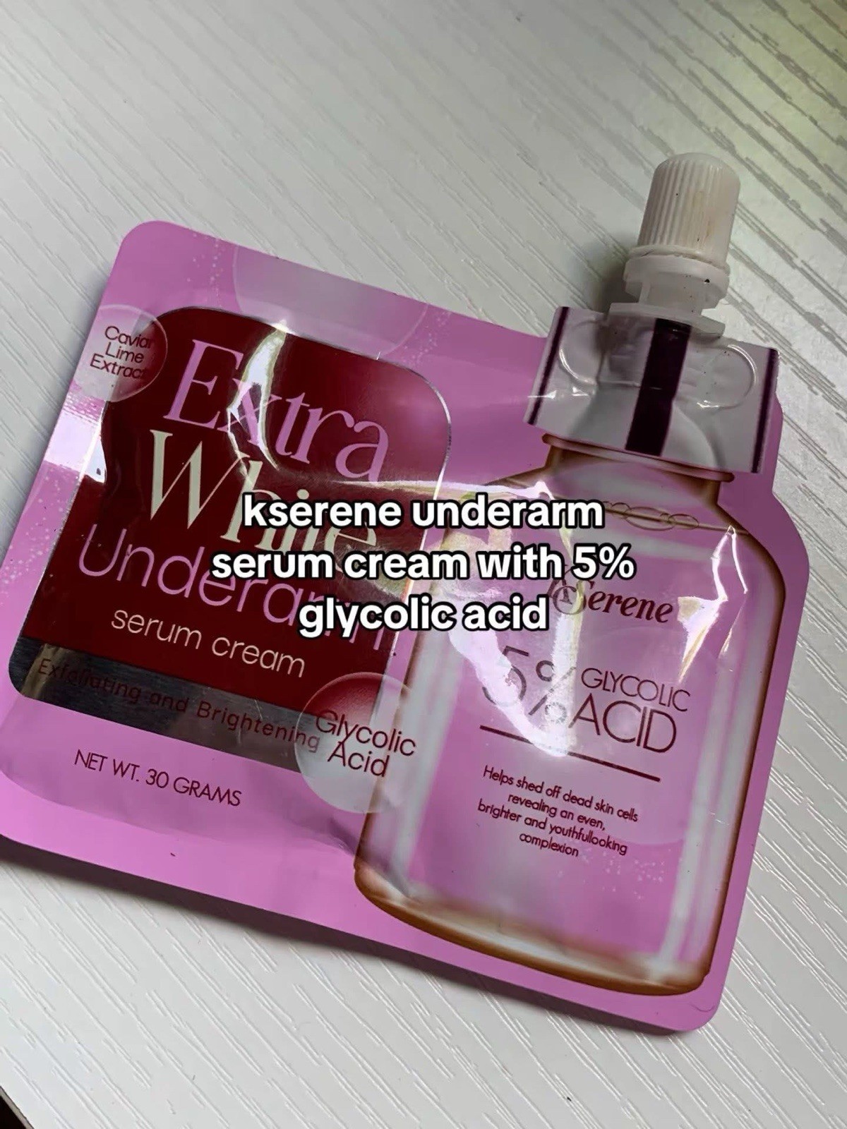 KSerene KiLiBUM Soap 70g x 3 Bars & Extra White Underarm Serum Cream 30ml SET